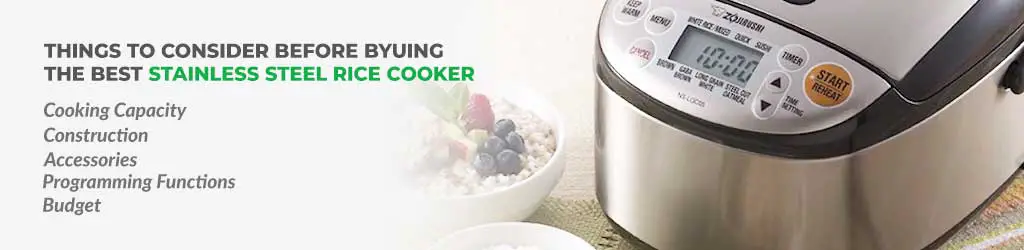 Stainless Steel Rice Cooker Buying Guide
