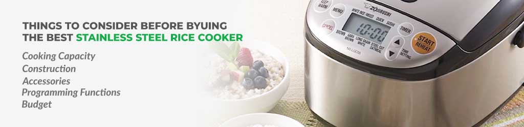 Stainless Steel Rice Cooker Buying Guide