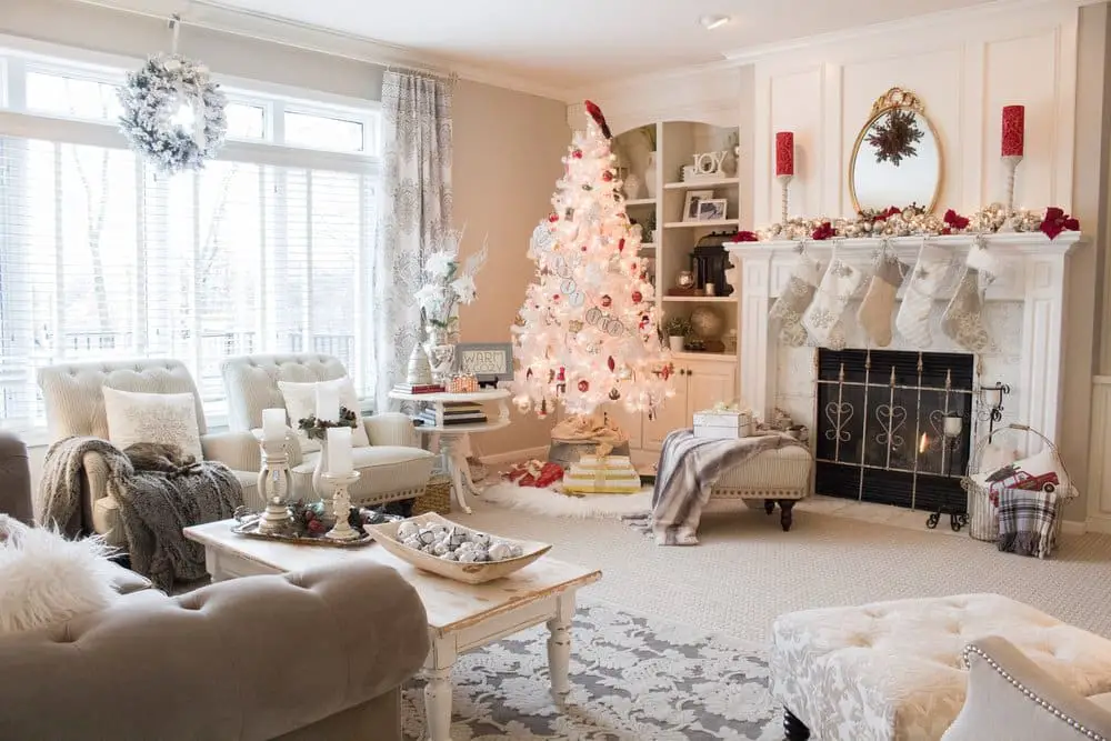 Christmas Decor Inspiration-OnePointofView.net-Styled With Lace