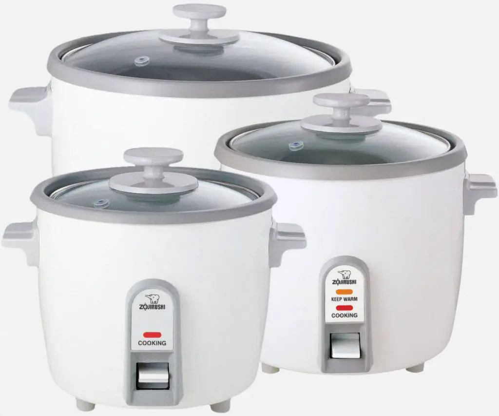 rice cooker sizes