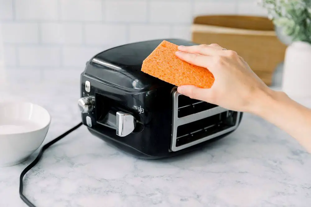 how to clean toaster interior