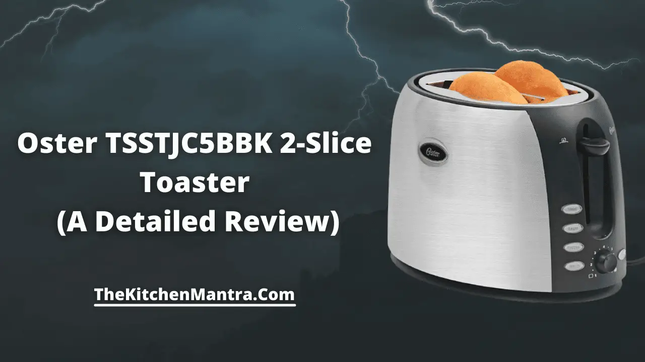 oster 2 slice toaster brushed stainless steel TSSTJC5BBK 